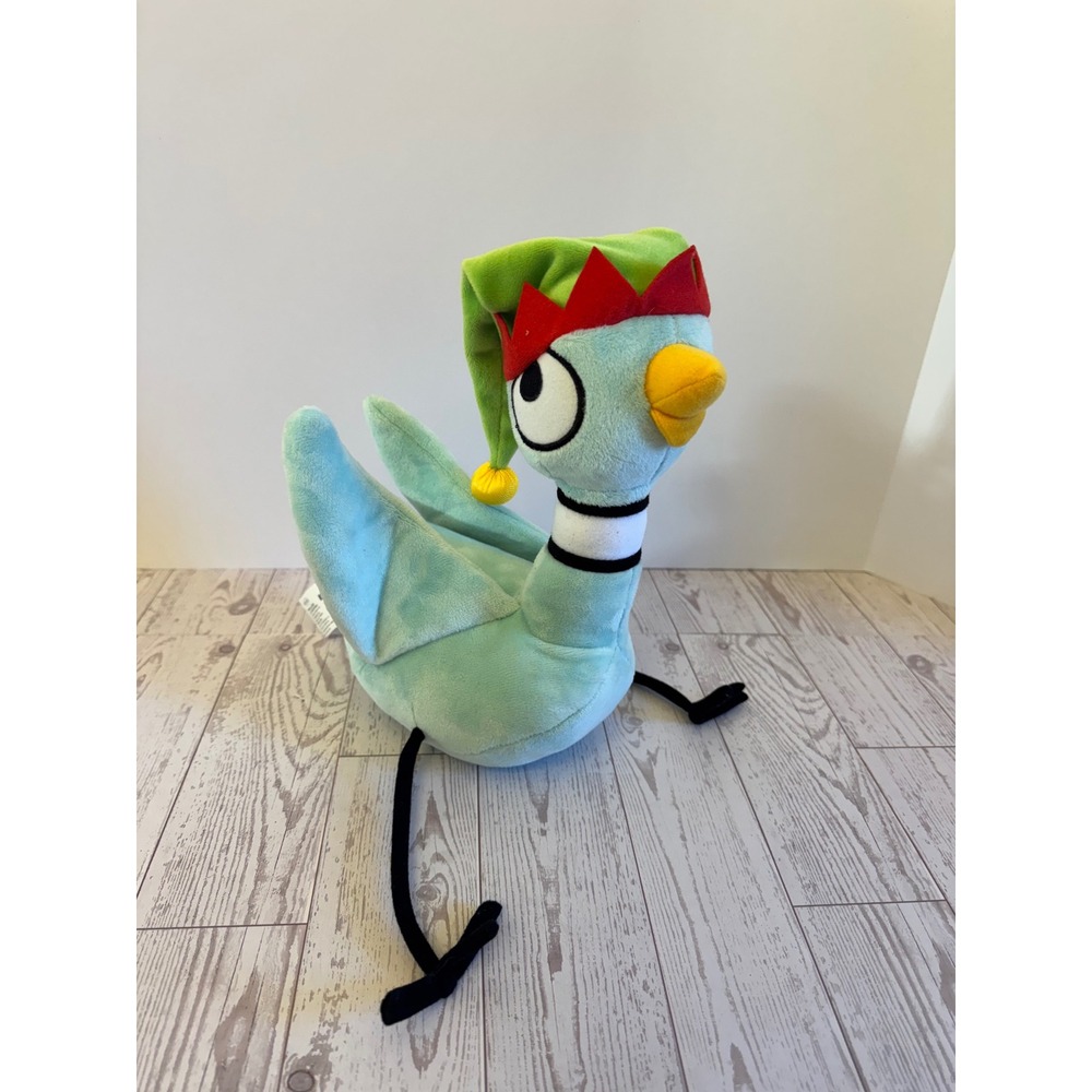Mo Willems Pigeon Don't Let the Sleigh Drive Plush Kohl's Cares Holiday‎ Elf Hat